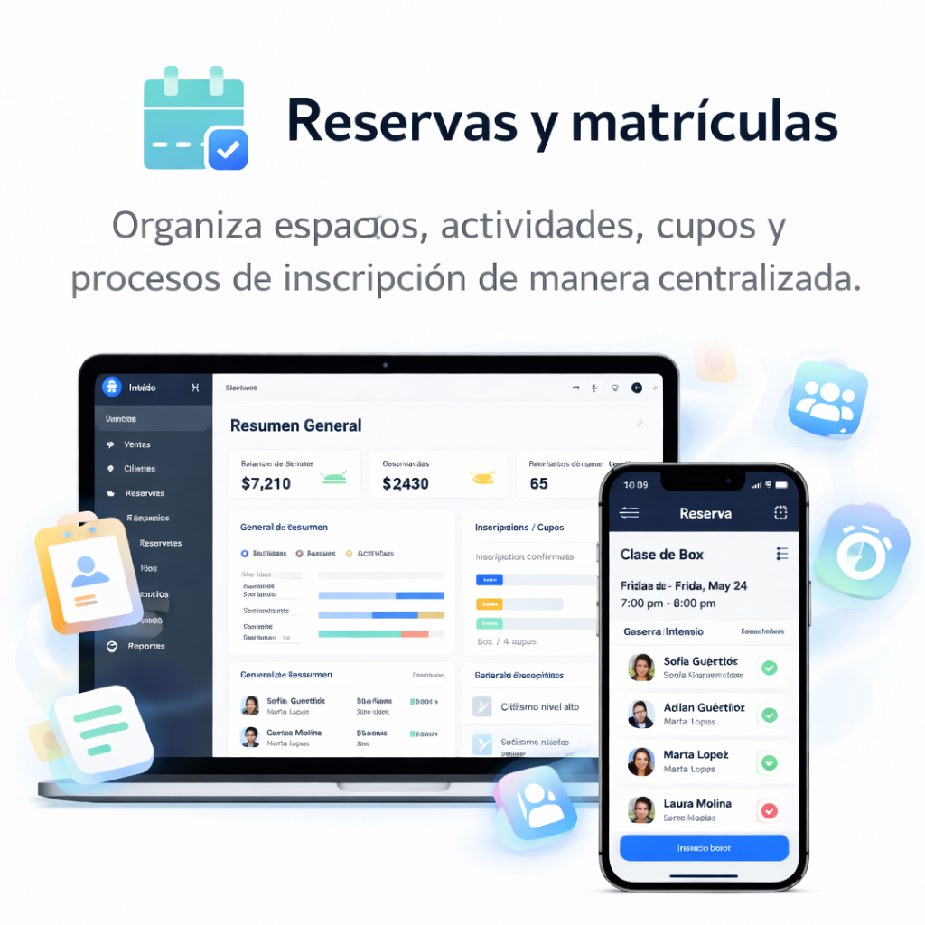 Reservas y matrículas